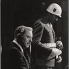 Burt Lancaster. Judgement at Nuremberg movie set.