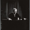 Burt Lancaster. Judgement at Nuremberg movie set.
