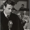 Maximillian Schell. Judgement at Nuremberg movie set.