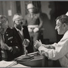 Richard Widmark (left) and Stanley Kramer (right). Judgement at Nuremberg movie set.