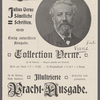 Prospekt. Julius Verne Sämtliche Schristen. Einzig autorisierte Ausgabe. 