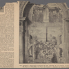 The recently discovered painting in the Church of All Saints, Florence. The figures on either side of the Virgin are supposed to represent the Vespucci Family.