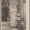 Temporary tomb in the Pantheon at Rome. The funeral of Victor Emanuel.