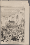 Funeral ceremonies at St. Aloysius Church, Washington. Grand Requiem mass in memory of Victor Emanuel. (From a sketch by our artist in Washington)