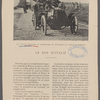 S.M. Victor-Emmanuel III parcourant en automobile la campagne romaine.