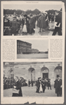 Les souverains d'Italie en France.--A Versailles. M. Loubet reconduisant la reine, le roi reconduisant Madame Loubet a leur voiture.  L'arrivée a Versailles.  Les souverains d'Italie en France.--A Versailles.--Le départ pour la promenade