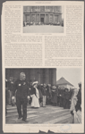 A Paris.--Au tombeau de L'empereur.  Les souverains d'Italie en France.--Aux invalides.--Le roi d'Italie et Madame Loubet attendant les voitures en retard sur les marches du dôme. 