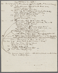 Growth and leafing for June. 5 leaves of holograph notes, unsigned, covering 1851-1860. 