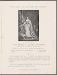 Her Majestry Queen Victoria (taking the oath to maintain the Protestant Faith). Engraved by W.H. Egleton, after the painting by Sir George Hayter, K.L. Size of work, 20 5/8 by 30 1/4 inches.