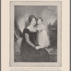The Duchess of Kent, mother of the Princess Victoria, and the princess at the age of two years.