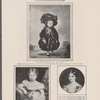 The Princess Victoria in 1823. Age 4 years / from a painting by Denning.  Above the portrait if the Princess Victoria's autograph, written at the time.  The princess Victoria in 1824. Age 4 years / Fowler.  From a miniature painted by A. Stewart, 1826.