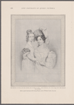 The Princess Victoria and her mother, the Duchess of Kent, date uncertain, but about 1834, when the Princess was fifteen. After a pencil drawing by Sir George Hayter, now at Windsor Castle, England.