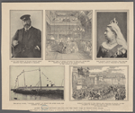 H.R.H. The Prince of Wales, whose assassination was attempted in Belgium.  The first visit of Queen Victoria to Ireland, after her marriage--reception in St. Patrick's Hall, in the castle at Dublin.  Her Majesty, Queen Victoria, who has received a royal welcome to Ireland.  The Royal Yacht, "Victoria Albert." On which the queen made her journey to Ireland.  Dublin's welcome.