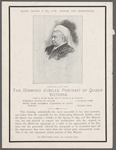 The Diamond Jubilee portrait of Queen Victoria. Etched by Armand Mathey from the drawing by A. Forestier.