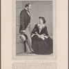 The Queen and The Prince Consort. 1861. From an engraving by W. Hall, after a photograph by Day...