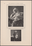 The Queen in the sixtieth year of her reign, 1897.  Age 77 years. From a photograph taken at Buckingham Palace by Gunn & Stuart, London.  The Queen at the present time. From a photograph by Russell & Sons, London.