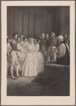 The marriage of Prince Albert and Queen Victoria.