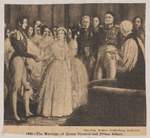 1840--The marriage of Queen Victoria and Prince Albert. Courtesy Robert Fridenberg Galleries.