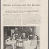 The family lunch at Windsor, in 1895--with Queen Victoria are the Late Prince Henry of Battenberg, Princess Henry of Battenberg (Princess Beatrice), and their children, Princes Alexander and Leopold and Princess Victoria of Battenberg. From a photograph by Russell, London.