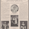 H.R.H. The Prince Consort, 1840. From the portrait by John Partridge at Buckingham Palace.  H.M. Queen Victoria, 1841. From the drawing by E.F.H
J. after H.E. Dawe, at Buckingham Palace.  T.R.H. The Duchess of Kent and Princess Victoria. From the miniature at Windsor Castle by H. Bone, after Sir W. Beechey.  H.M. Queen Victoria, 1840. From the portrait by John Partridge at Buckingham Palace. 