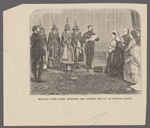 England.--The Queen receiving the Burmese Embassy at Windsor Castle.