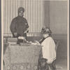 La reine Victoria et son secrétaire Hindou. D'après une des dernières photographies faites au château de Balmoral.--Phot. R. Milne.--Voir l'article, page 52.