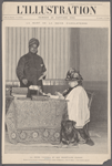 La reine Victoria et son secrétaire Hindou. D'après une des dernières photographies faites au château de Balmoral.--Phot. R. Milne.--Voir l'article, page 52.