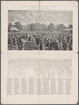 "Her Majesty's Jubilee Garden Party." from the picture by Mr. F. Sargent. [Reprinted from the "Pall Mall Budget" of July 17, 1890.] Key plan to the picure.