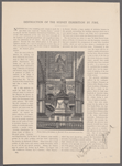 Bronze statue of the Queen, by Marshall Wood, destroyed in the fire.