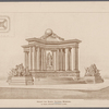 Design for Queen Victoria memorial. By Messrs. Banister Fletcher & Sons.