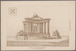 Design for Queen Victoria memorial. By Messrs. Banister Fletcher & Sons.