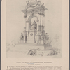 Design for Queen Victoria memorial, Melbourne. By Clement W. Jewitt.