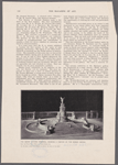 The Queen Victoria memorial, showing a portion of the screen behind. From the rough sketch model by Thomas Brock, R.A. The two small figures are intended to indicate the scale of the whole.