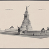 The Queen Victoria memorial in London. Sketch model. By Thomas Brock, R.A.