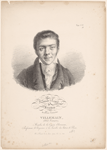 Institute Royal de France Académie française. Villemain, (Abel-François.) Membre de la légion d'honneur, Professeur d'Eloquence à la Faculté de lettres de Paris. Né à Paris le 11 Juin 1792, élu en 1821.