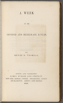 Emerson, Ralph Waldo, inscription to, by HDT. Undated.