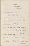 Froude, James Anthony, inscription to, by HDT. Undated.