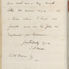 Froude, James Anthony, inscription to, by HDT. Undated.