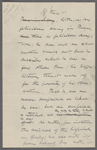 Burroughs, John. Holograph criticism (incomplete) of Thoreau. Unsigned, undated.