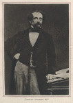 Mounted photograph of Charles Dickens