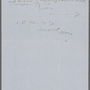 Greeley, Horace, ALS to HDT. May 26, 1852.