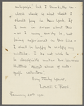 Frost, Lowell C., ALS to SLC. Jan. 25, 1906.