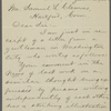 Caldwell, William H., ALS to SLC. Jan. 30, 1906.