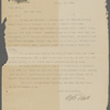 Hall, W. T., ALS to SLC. Mar. 15, 1906.
