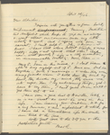 Aldrich, Thomas Bailey, AL to. Apr. 26, 1906. Copy in Isabel Lyon's hand.