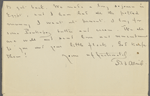 Aldrich, T[homas] B., ALS to SLC. Apr. 11, 1906.