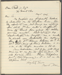 Root, Oren, Jr., AL to. May 5, 1906. Copy in Isabel Lyon's hand.