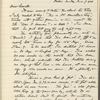Howells, W[illiam] D[ean], AL to. Jun. 17, 1906. Copy in Isabel Lyon's hand.