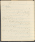 Howells, W[illiam] D[ean], AL to. Aug. 25, 1906. Copy in Isabel Lyon's hand.