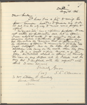 Beardsley, Lillian R., AL to. Aug. 28, 1906. Copy in Isabel Lyon's hand.